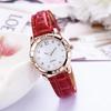 Luxury Womens Analig Quartz Wristwatches Leather Strap Luminous Watch Casual Business Dress Watch