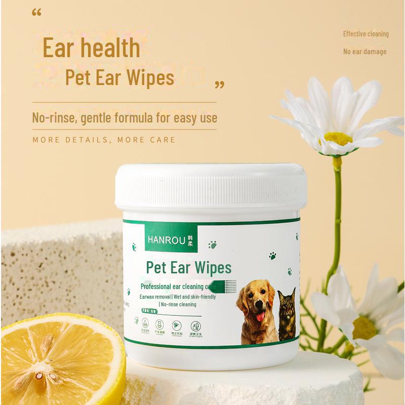 Салфетки для ухода за ушами и глазами домашних животных от пятен от кошачьих слез и для ухода за глазами собак - одноразовые чистящие салфетки