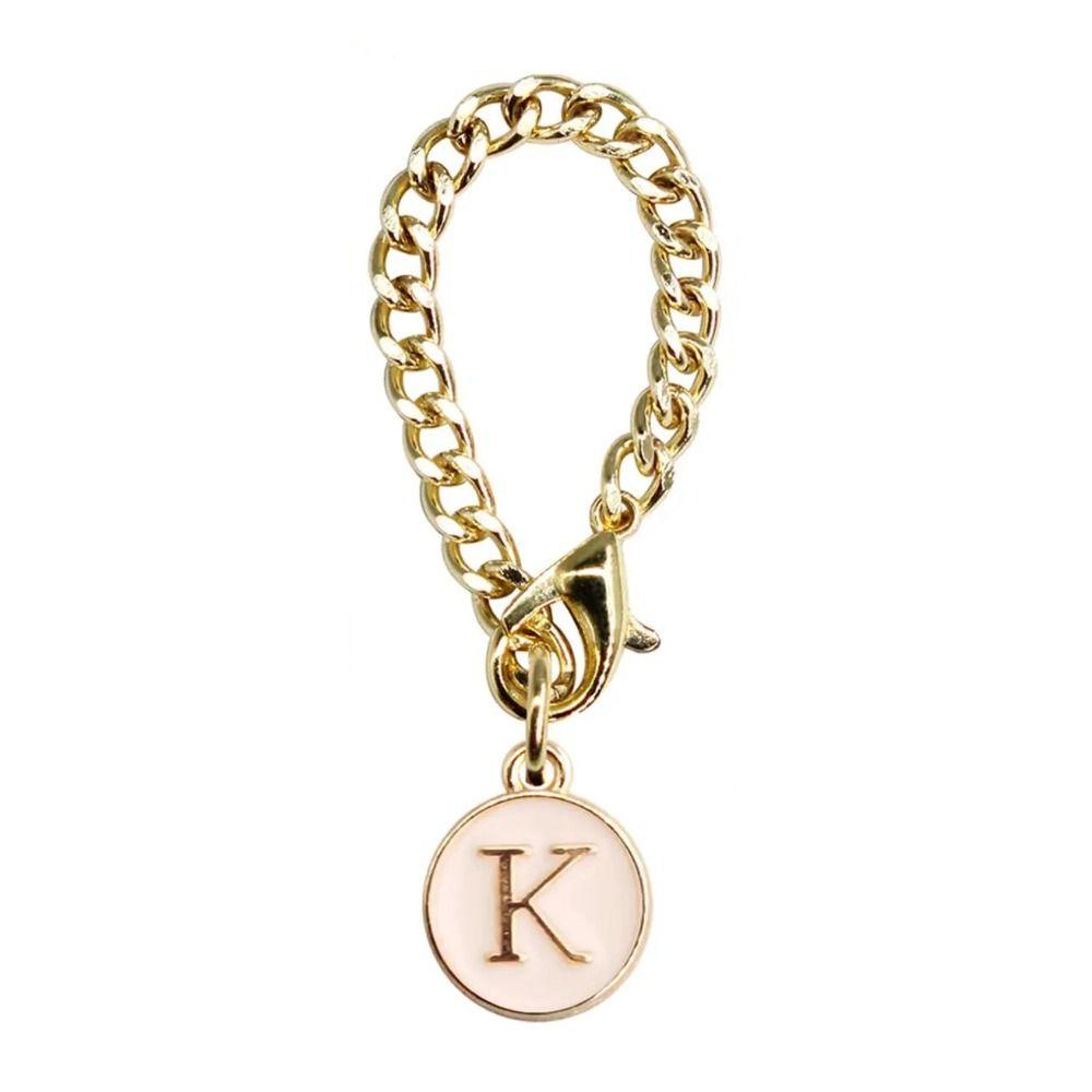 Белый/Черный Цепочка-ручка для чашки для воды Персонализированный Шарм-ручка Креативный Шарм с буквой для чашки Чашки