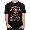 Индивидуальные пиратские футболки с черепом и скрещенными костями Gasparilla 2025 Мужские футболки с коротким рукавом Уличная одежда Хлопковая футболка Оверсайз Футболка Подарок