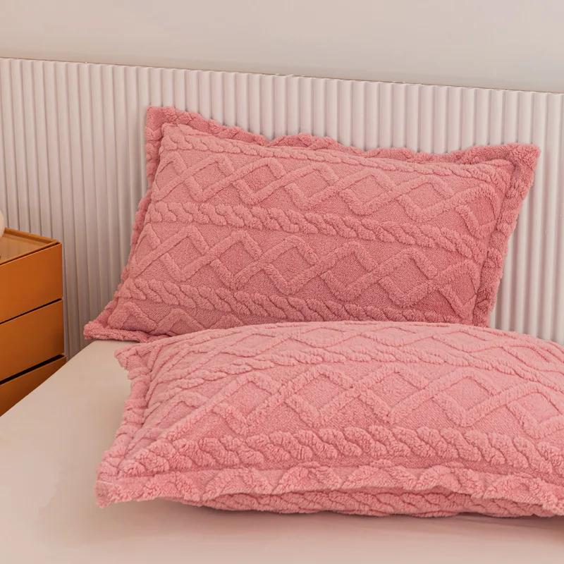 2 шт. Зимние мягкие теплые утолщенные наволочки с бабочками из жаккардового бархата, наволочки 48x74 см для дивана, домашнего декора, наволочки