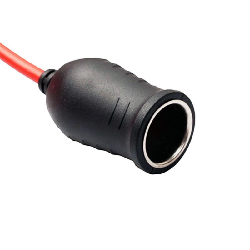 С предохранителем 15 А, 3,6-метровым гнездом, автомобильным зарядным кабелем, гнездовым разъемом, удлинителем для автомобильного прикуривателя 12 В 24 В