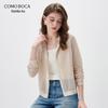 Женский топ KEMONBOCA с капюшоном из смесовой шелковой сетки