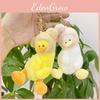 Plush Unique Short Duck Toy Keychain Adorable Cartoon Animal Doll Gift For All Ages