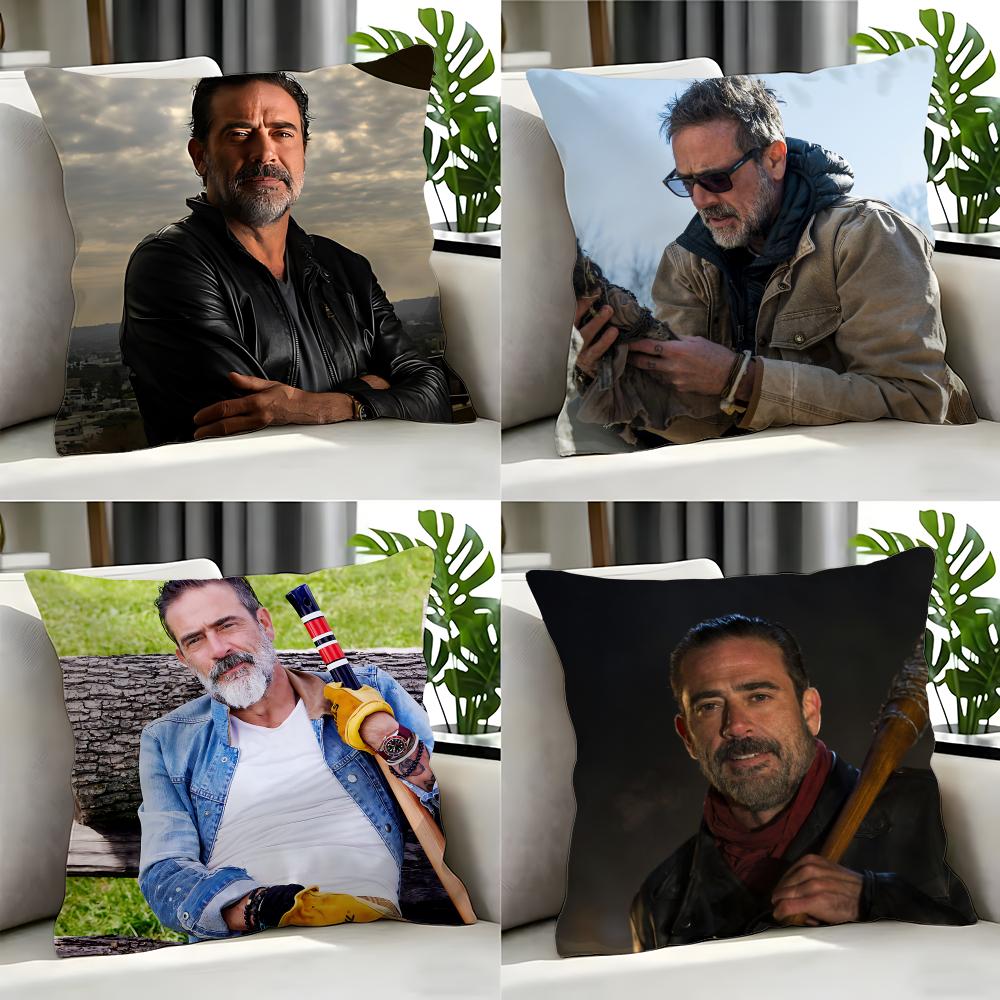 actor Jeffrey Dean Morgan Cushion Cover Cushion Cover Set Pcs x x x Pillowcase Decorative Sofa Home Decor