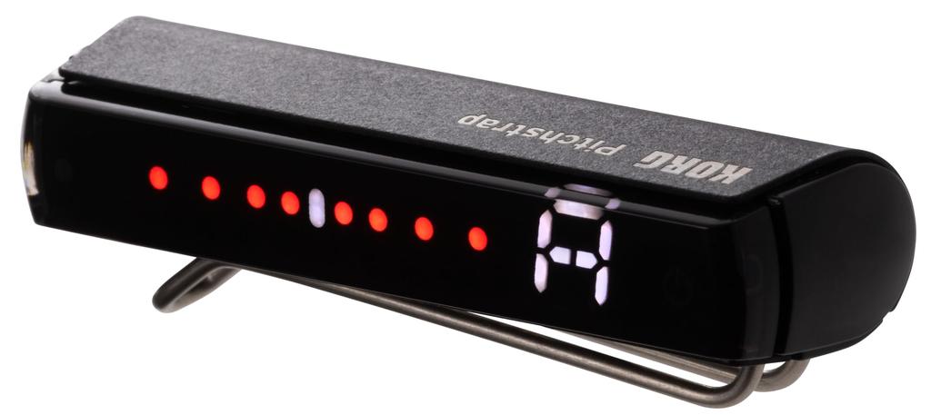 KORG Tuner Pitchstrap Attached To Cent High Charging In Japan Black BK Guitar/Bass Strap/±0.1 accuracy/USB method/Made PST-1
