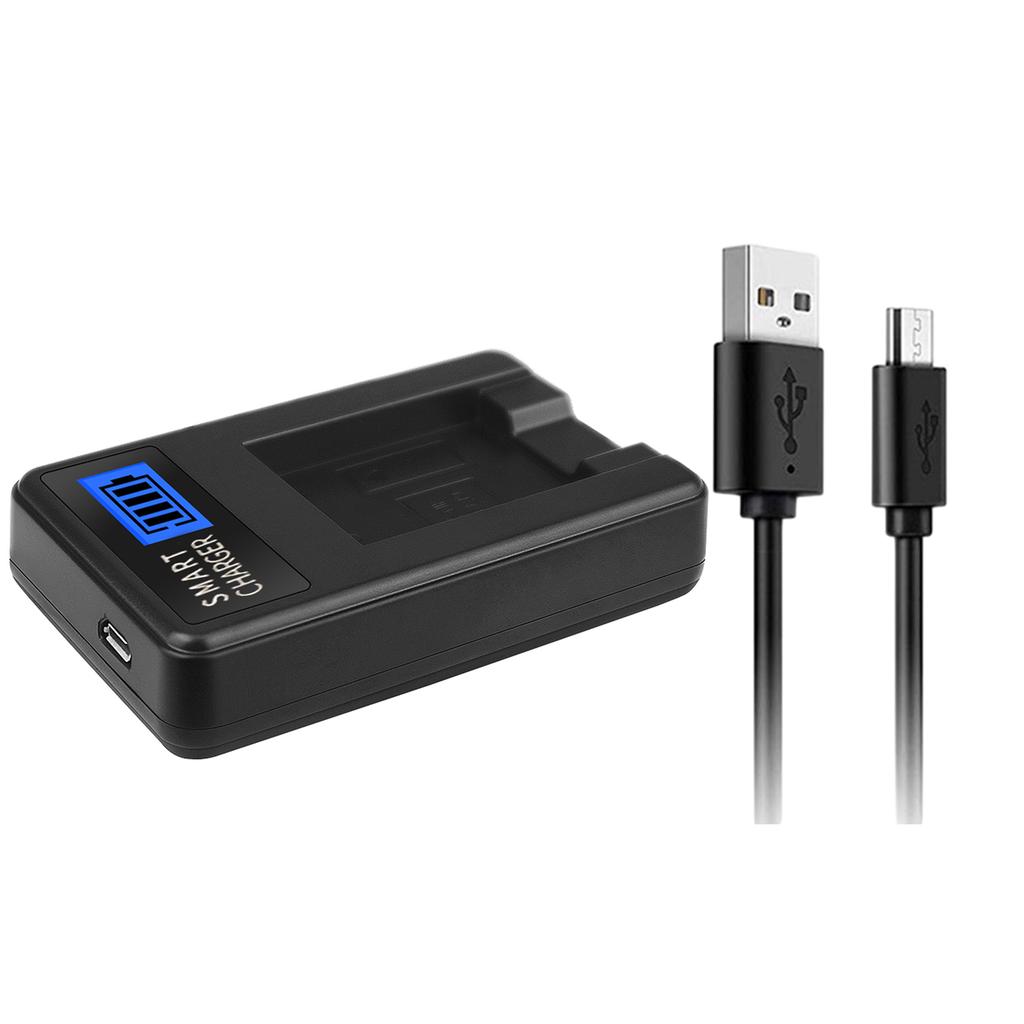 ЖК-дисплей USB Зарядное устройство-замена EN-EL19 для камер Coolpix S100 S2500 S2550 S2600 S2700 S2750 S2800 S3100 S3200 аккумуляторов