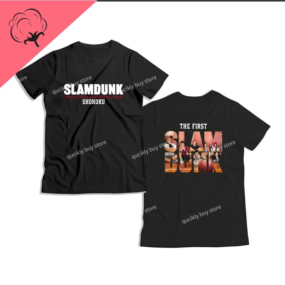 Футболка японской аниме-баскетбольной команды Slam Shohoku, одежда унисекс для косплея, верхняя одежда в уличном стиле, футболка с принтом Sakuragi Hanamichi