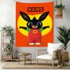 Bunny Custom Your Name Wall Decor Tapestry Art For Pet Memorial Birthdaywedding Party Backdrop Family Gift