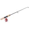 Зимняя удочка телескопическая FD50 с катушкой, портативный набор для рыбалки, комбо удочка-катушка, красный