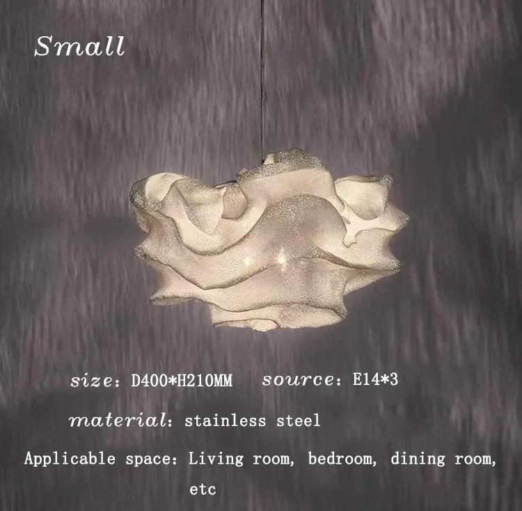 Современная минималистская креативная люстра для спальни Nordic Light Luxury Showroom Firefly Star Decoration Stainless Steel Fixtures