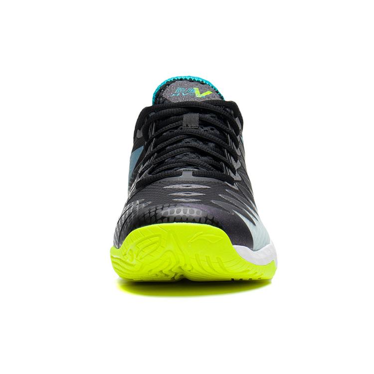 Бадминтонные кроссовки Li Ning Falcon 5 Унисекс Низкие Черный/Каменно-бирюзовый AYAS026-2