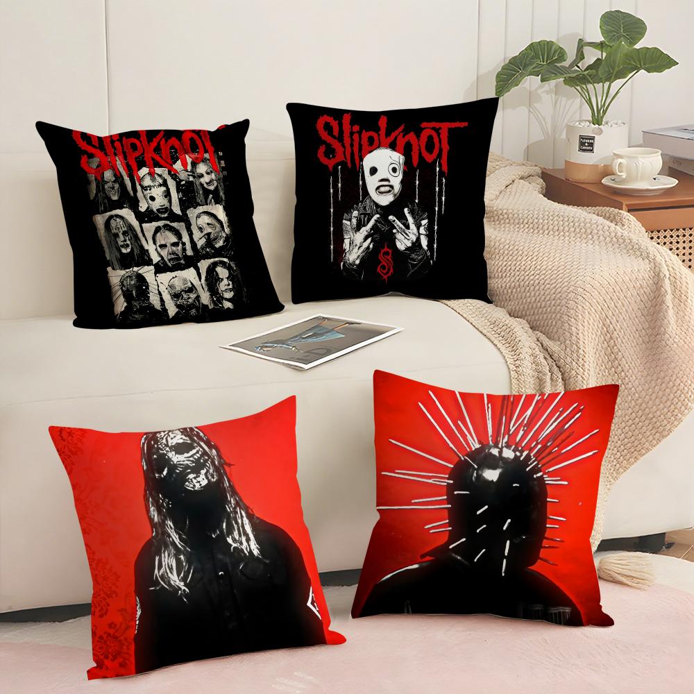 S-Slipknot Наволочка Мягкая Коротковорсовая Наволочка для Подушки Гладкая Уютная Текстура Эстетичная Наволочка Декор для Дома