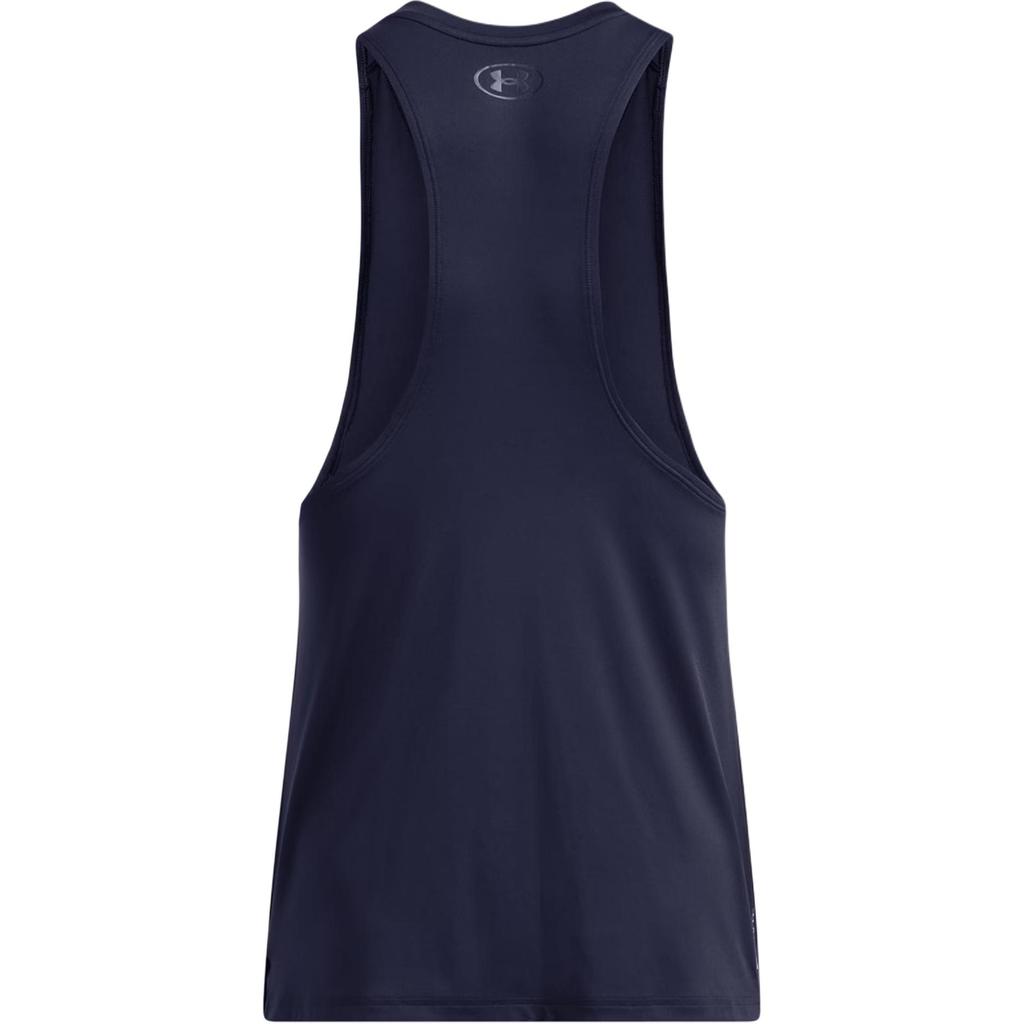 Under Armour Мужские топы без рукавов с круглым вырезом и логотипом Vanish, впитывающие пот, свободные, темно-синие 1382802-410