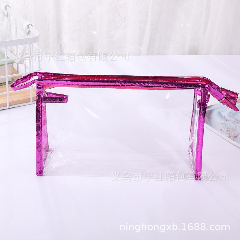 Водонепроницаемая прозрачная сумка из ПВХ, косметичка, ручная сумка для туалетных принадлежностей, модная сумка для хранения большой вместимости