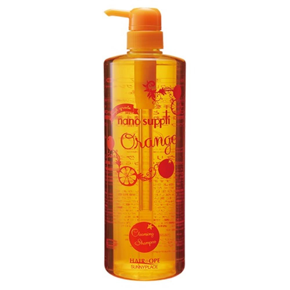 Sunny Place Nano Supplement Cleansing Shampoo Oolong Orange Green Apple Grape 1000ml Refill 800ml
