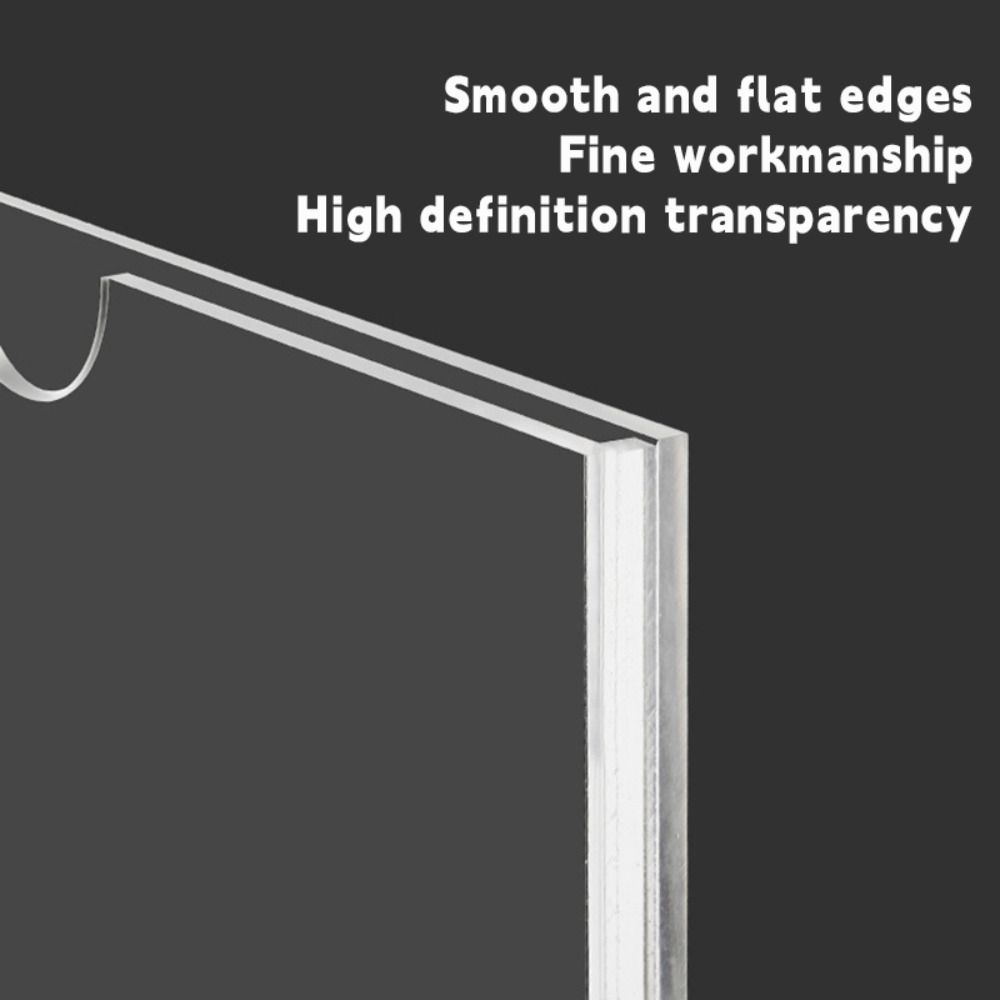 Самоклеящаяся фоторамка Прозрачный держатель для карточек Высококачественный держатель для табличек Подставка для карточек