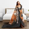 Monkey Punch Blankets Quality Comfortable  Bedding Throws Winter Plane Travel Living Room Novelty Bedspread