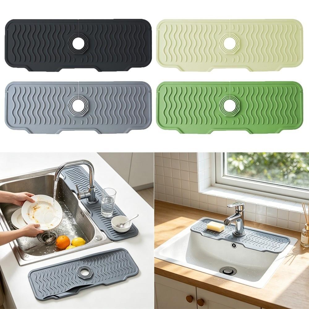 Multi-Functional Faucet Pad 61cm Extra-long Water Drip Tray New Sink Draining Pad Home Use