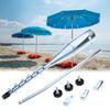 Beach Umbrella Sand Anchor Portable Umbrella Anchor Base Metal Ground Screw for Patio Umbrella Stands & Bases Enduring