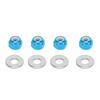 Wheel Hex Lock Nut Fit for Wltoys 1 14 144001 RC Car Upgrade AccessoryBlue A949 49R