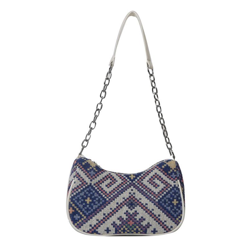 Зимние сумки на плечо подмышками, модные маленькие квадратные сумки, женские сумки-шопперы, холщовые сумки через плечо в этническом стиле для девочек