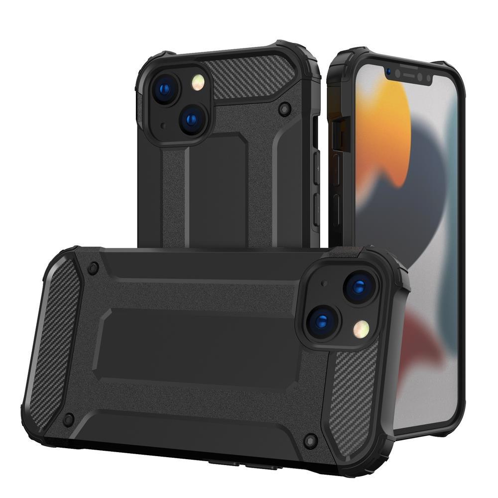 Hurtel iPhone 14 Hybrid Armor Rugged Case - Black