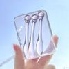 1/3pcs Acrylic Cosmetic Spatulas Scoop With Box Face Cream Mask Mud Mixing Spoon Beauty Tools Absorb Roller Facial Applicator