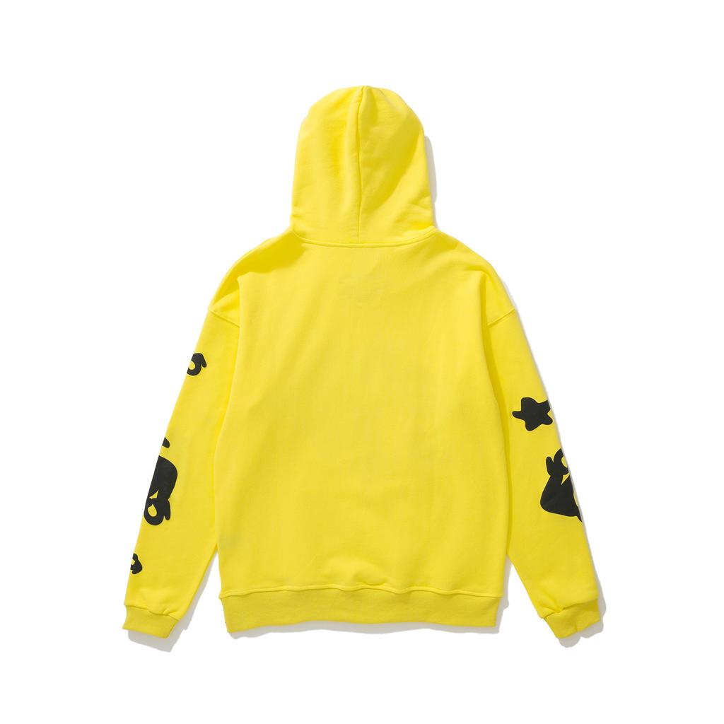 2024 autumn new S@p5der 555555 spider web foam printing hooded sweater men and women wholesale