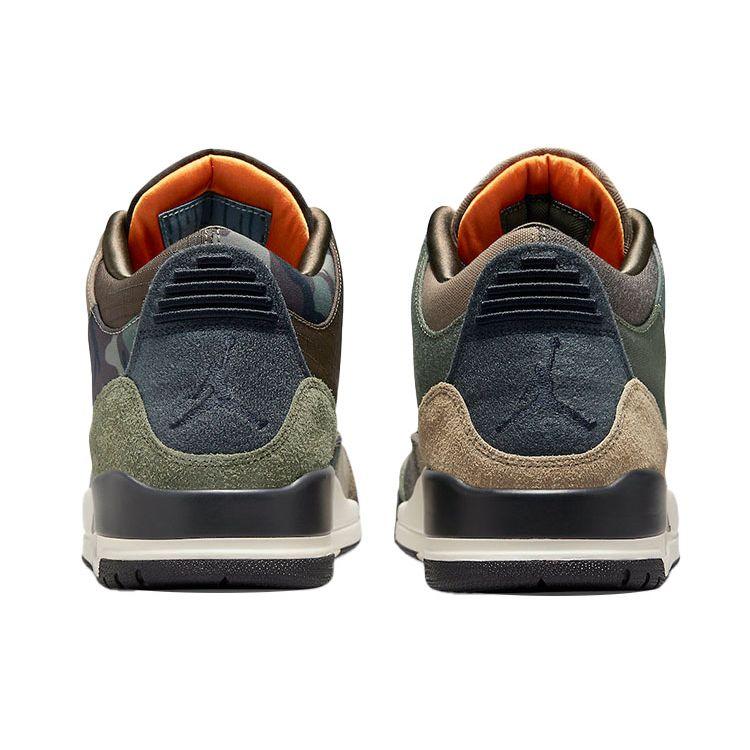 Мужские кроссовки Air Jordan 3 Retro Patchwork коричневые темно-ореховые разноцветные DO1830-200