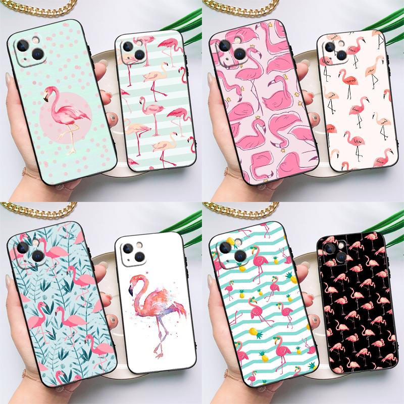 Чехол с фламинго для OPPO Reno 14 13 12 11 10 Pro 14F 13F 12F 11F 8 7 Lite OPPO Find X9 X8 X6 Pro