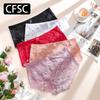 CFSC Women's Large Size Underwear Solid Color Print Underwear