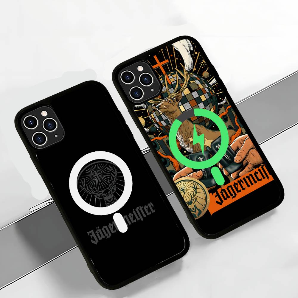 Горячие J-Jagermeisters Для Magsafe Магнитный Беспроводной Для IPhone 17 Pro Max 15 Plus 14 13 12 11 16 Pro Чехол Для Телефона