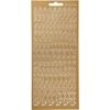 Stickers - Gold - Alphabet - 1 Pc - Decorative Items - Mixed
