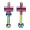 2 PCS RISK M5 X 40mm Bike Seatpost Screw Seat Post Fixing Screw Bike DIY Replacement Parts Dazzling