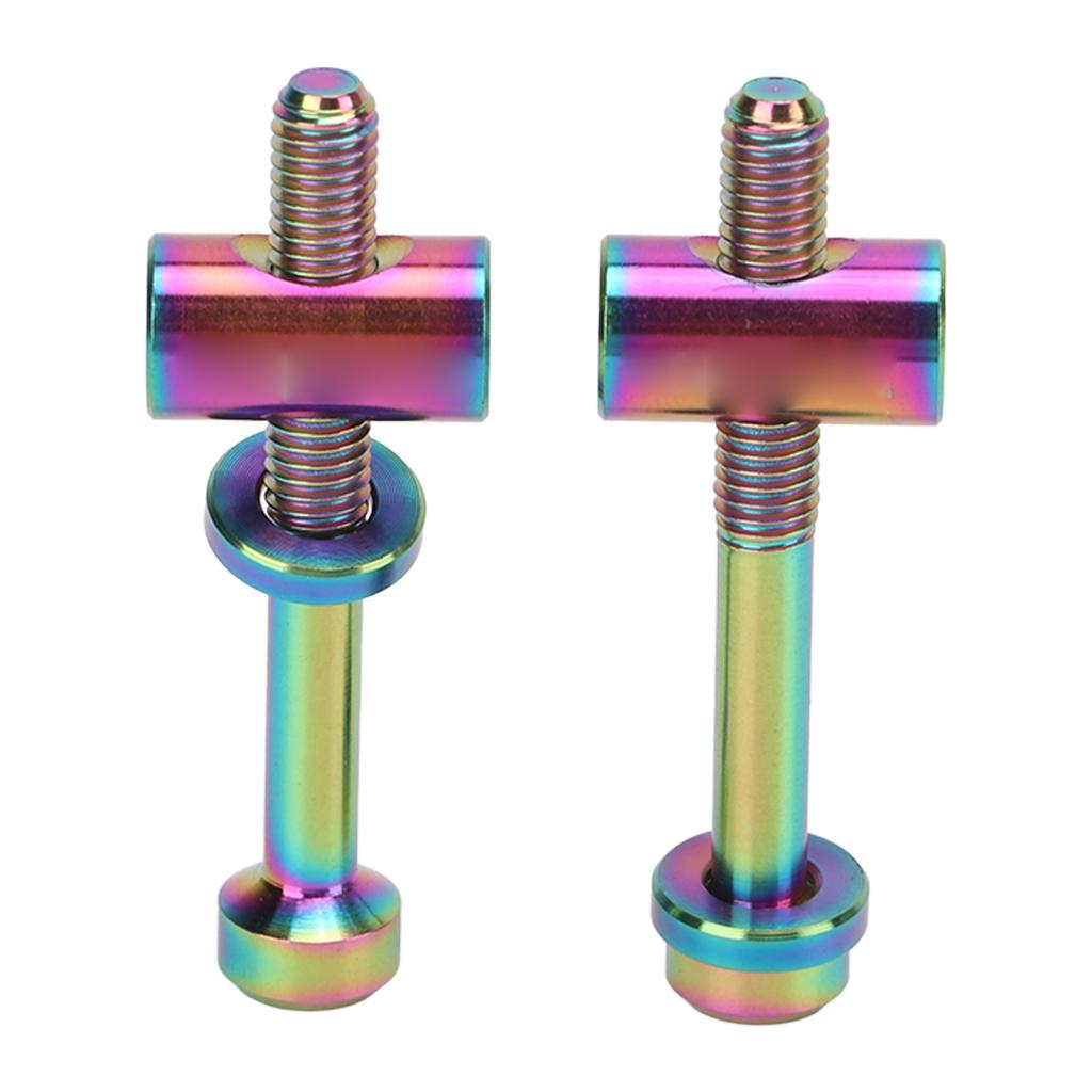 2 PCS RISK M5 X 40mm Bike Seatpost Screw Seat Post Fixing Screw Bike DIY Replacement Parts Dazzling