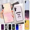 Constellation Gemini Phone Case for Huawei Honor 10 I 8X C 5A 20 9 10 30 Lite Pro Voew 10 20 V30