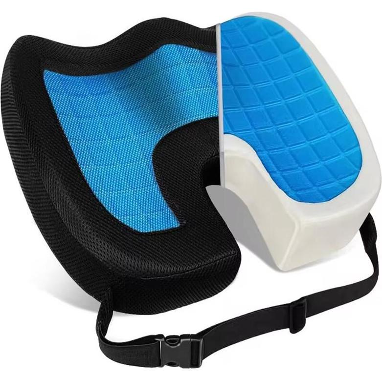 Гель для поцелуев rutsch festes Гель и пена с эффектом памяти Steißbein Kissen Bürostuhl Kissen Auto Kissen Sitzendes Artefakt