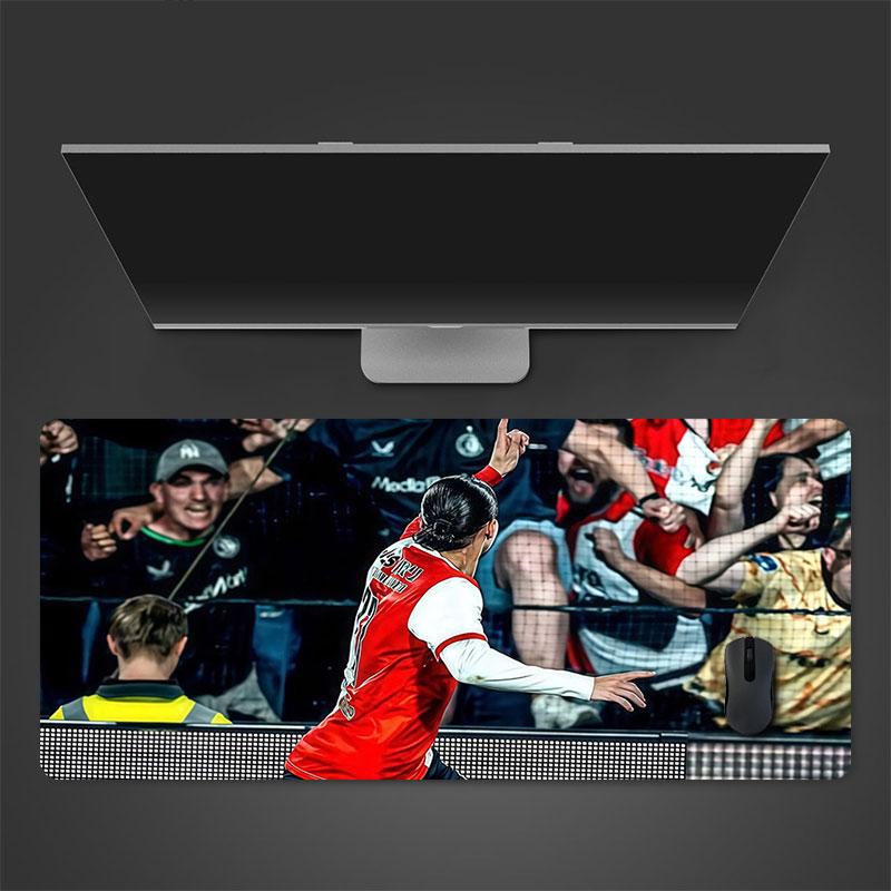 Anis Hadj Moussa Mouse Pad, Large Gaming Desk Mat, Non-slip XXL Mousepad for Laptop & Tablet, Mini PC Playmat with Stitched Edges