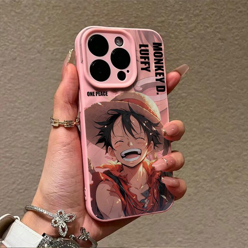 Поверхностные морщины и неровности чехол для телефона с рисунком Луффи защитный матовый чехол из ТПУ мягкий силиконовый чехол
