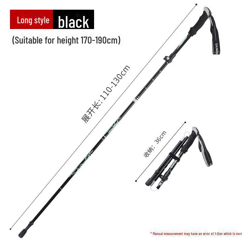 Ultra-Light Folding Aluminum Alloy Trekking Pole for Hiking