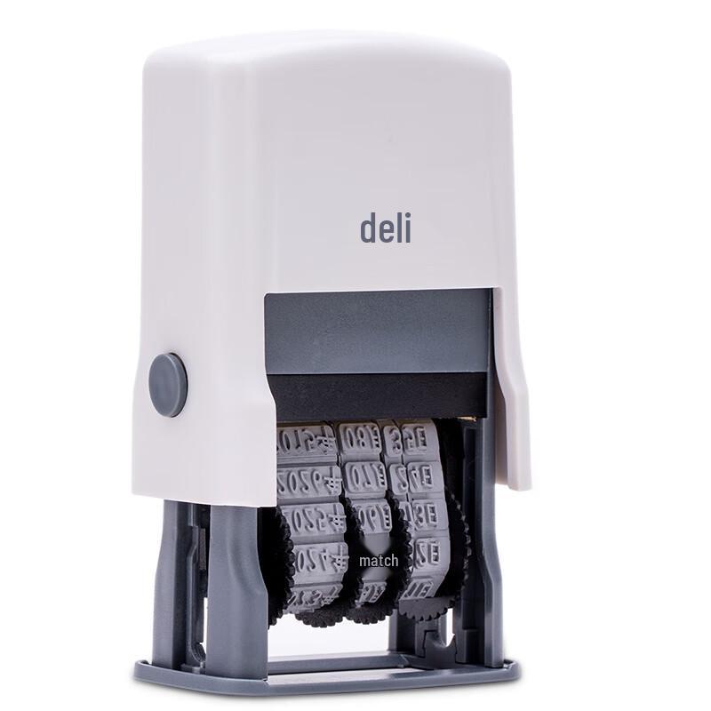 Deli 79952 Self-Inking Adjustable Production Date Stamp Kit