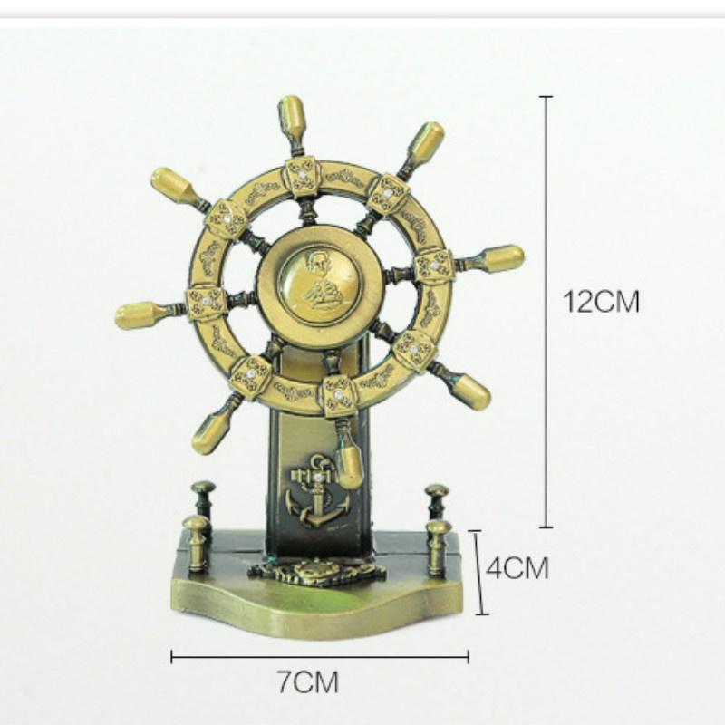 Европейские Креативные Металлические Поделки Штурвал Корабля Кормовой Руль Гостиная Столешница Стол Украшение Дома