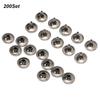 200 Sets Double Cap Rivet Round Stud Nail Iron Jeans Button Leather Shoes Bags Clothes
