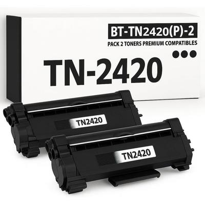 Совместимые картриджи тонера BROTHER TN2420 для принтеров DCP L2510D до L2550DN & HL L2310D к HL2395DW & MFC L2710DW до L2750DW