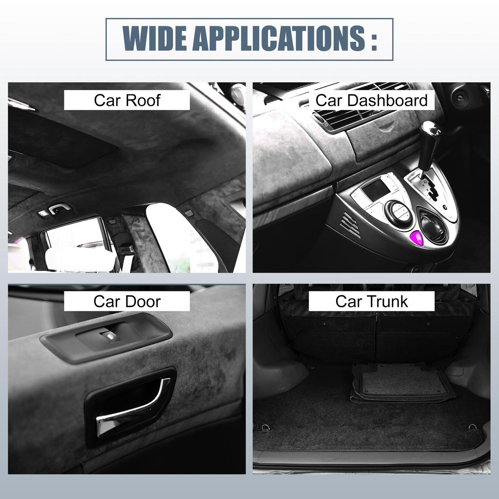 UXCELL замшевая обивка потолка ткань 92x152 см 162x152 см 203x152 см пенопластовая подкладка для защиты автомобиля старение сломанный выцветший ремонт своими руками замена