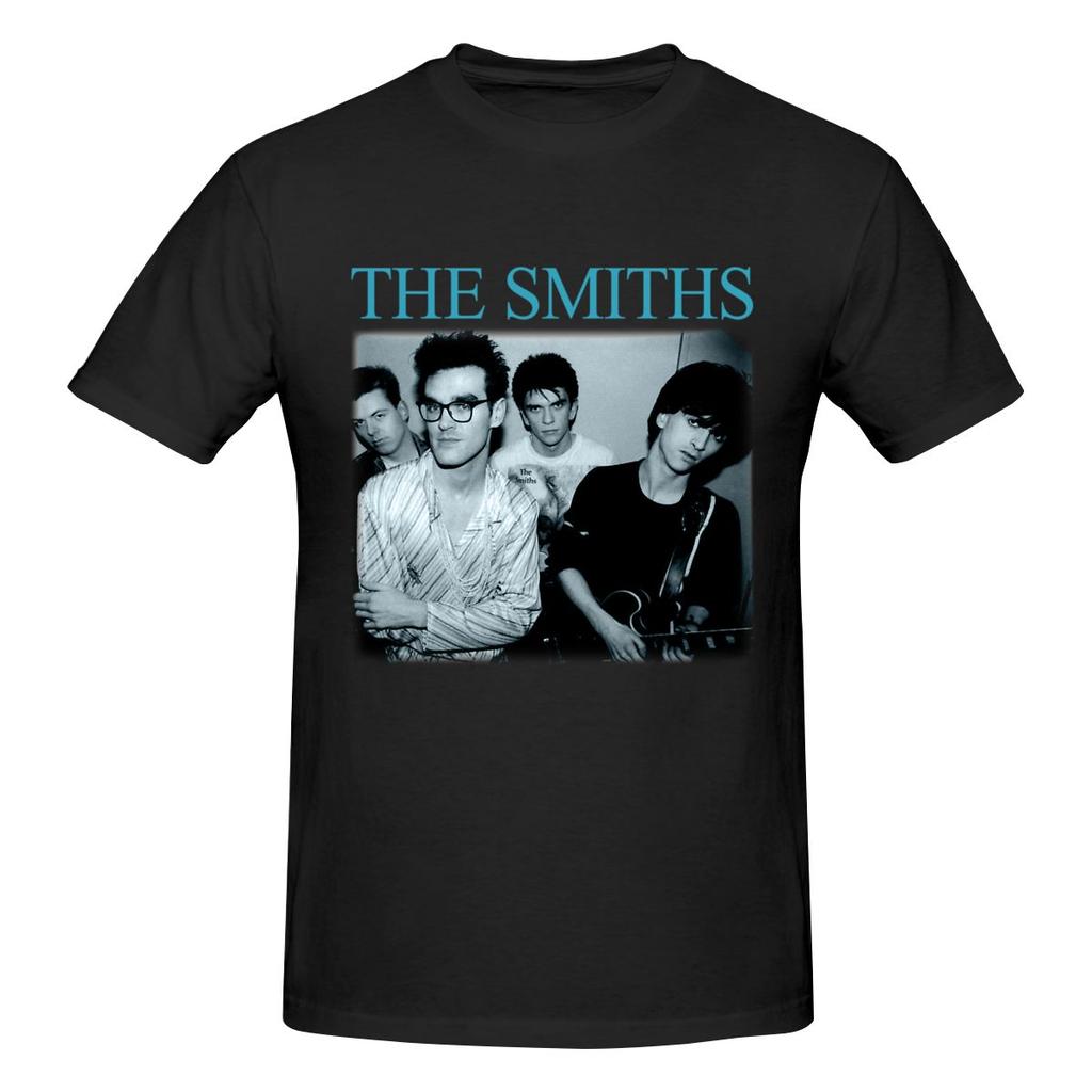 The Retro Smiths Photo Gift For Unisex Wounisex Couple Style Tshirt Koreanstyle Lazy Inner Layer For Spring And Autumn Tee