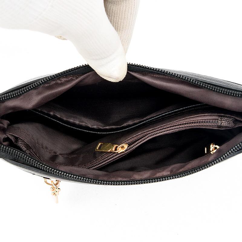 Модная женская сумка через плечо, однотонная, в стиле ретро, сумка через плечо, женская сумка через подмышку с ремнем через плечо