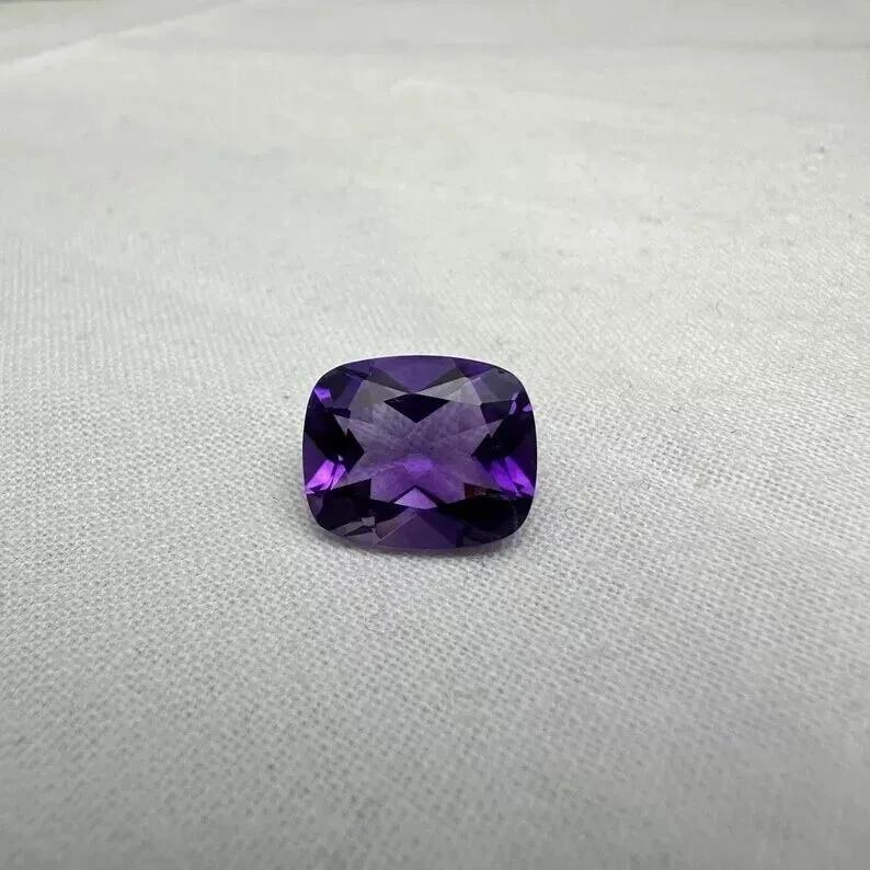 Natural Awesome Purple Sapphire Cushion Cut 10-12 Ct Stunning Gemstone