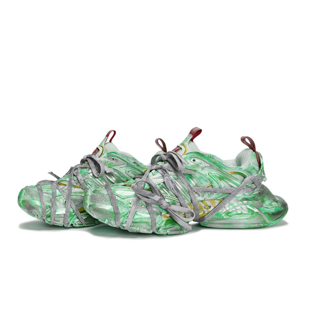 adidas XLG RUNNER DELUXE Нескользящие Устойчивые к истиранию Низкие Беговые Кроссовки Унисекс Пыльно-зеленый Серебристый JQ2973(Team80-S-BOX)